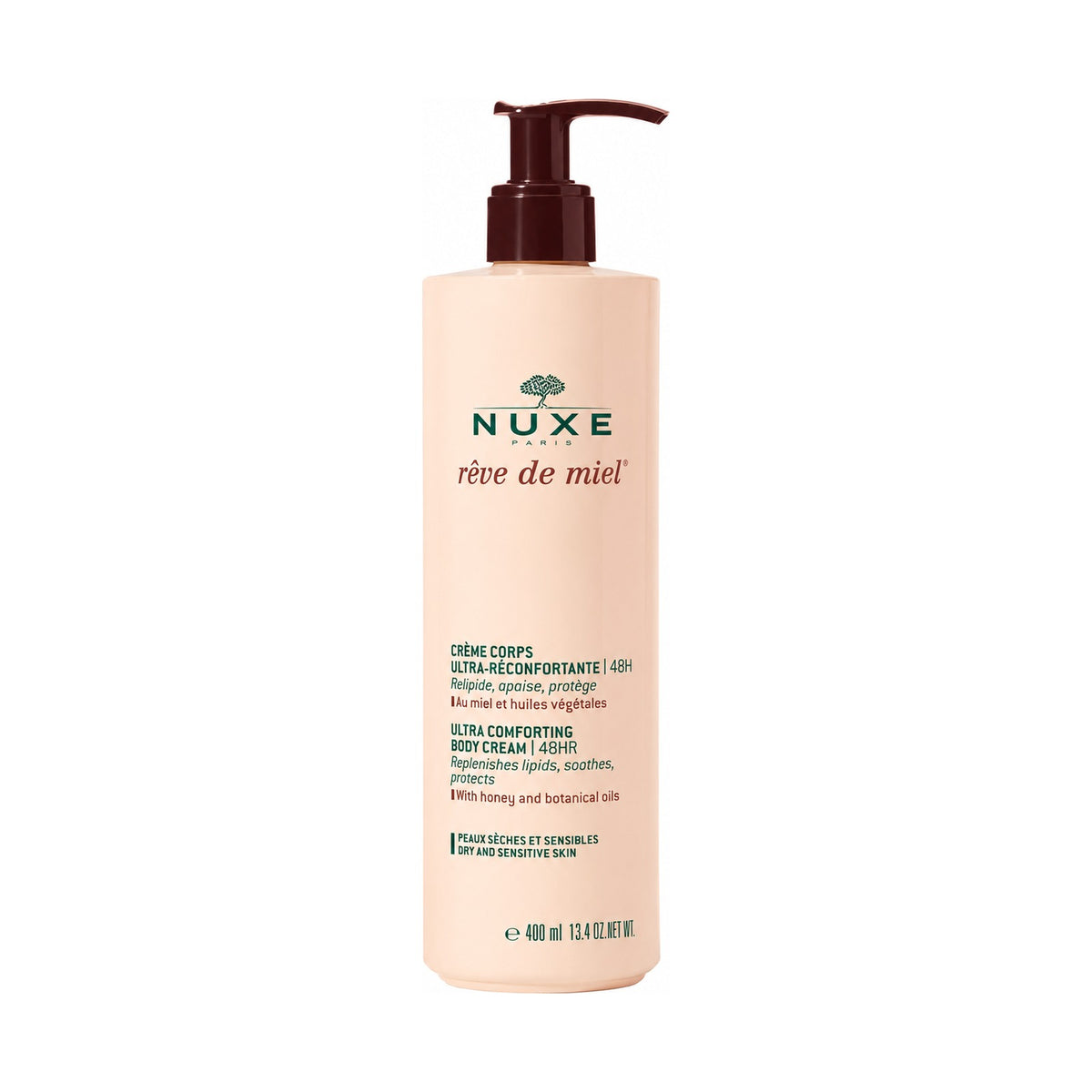 Crema Corpo Ultra-Comfort 48H Al Miele Rêve De Miel® Nuxe 400ml